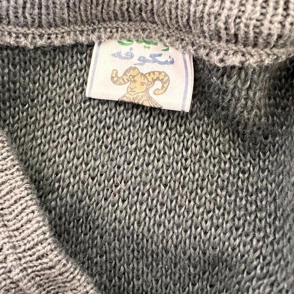 90's Chenille Gay Mens Pullover Vest - Size Large - Picture 7 of 8